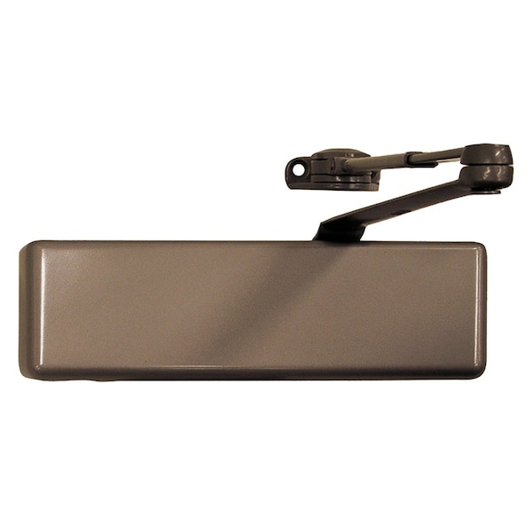 Grade 1 Surface Door Closer, Hold Open Arm, Push or Pull Side Mounting, 120 Degree Swing, Adjustable